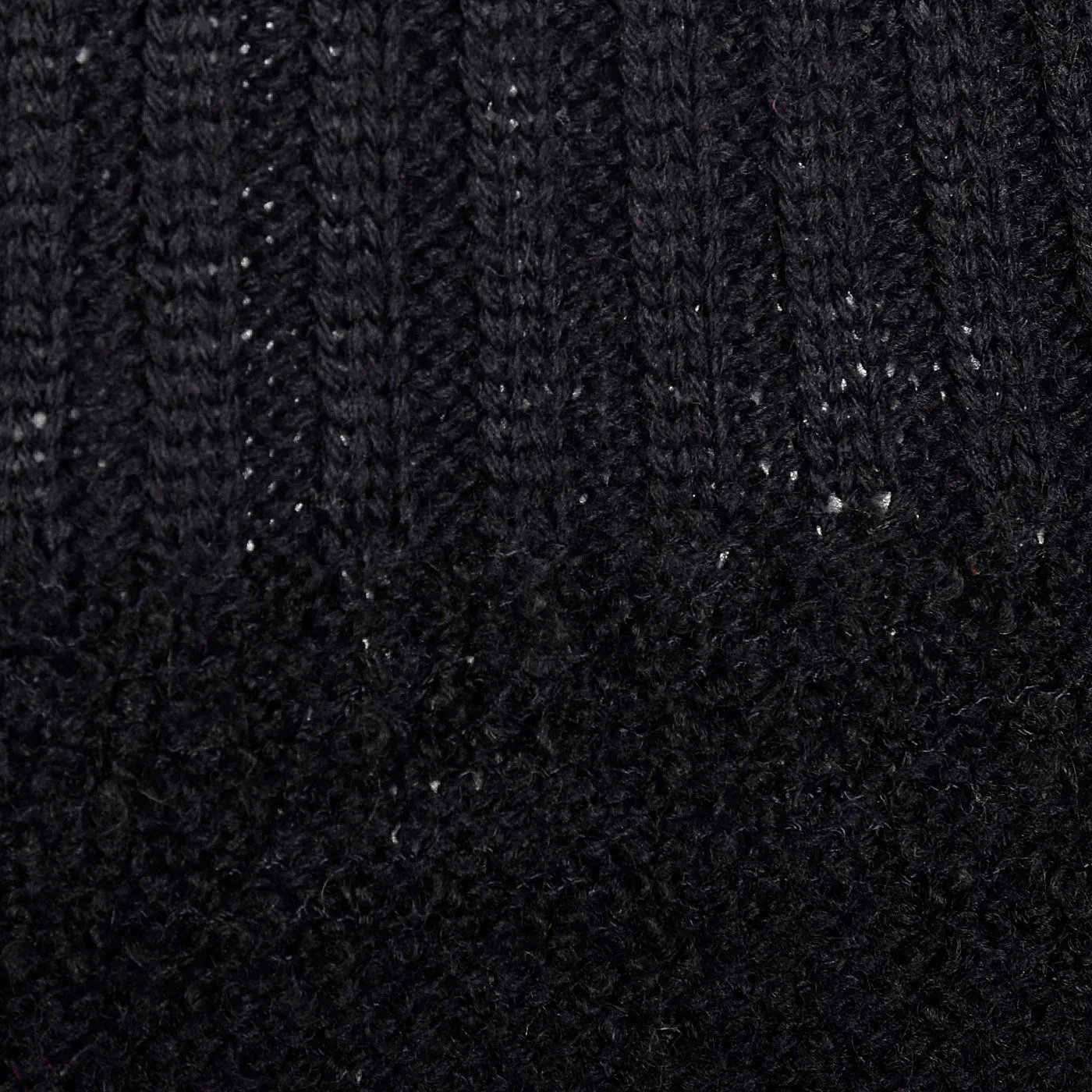 1970s Marni Knits Tight Black Turtleneck Dress