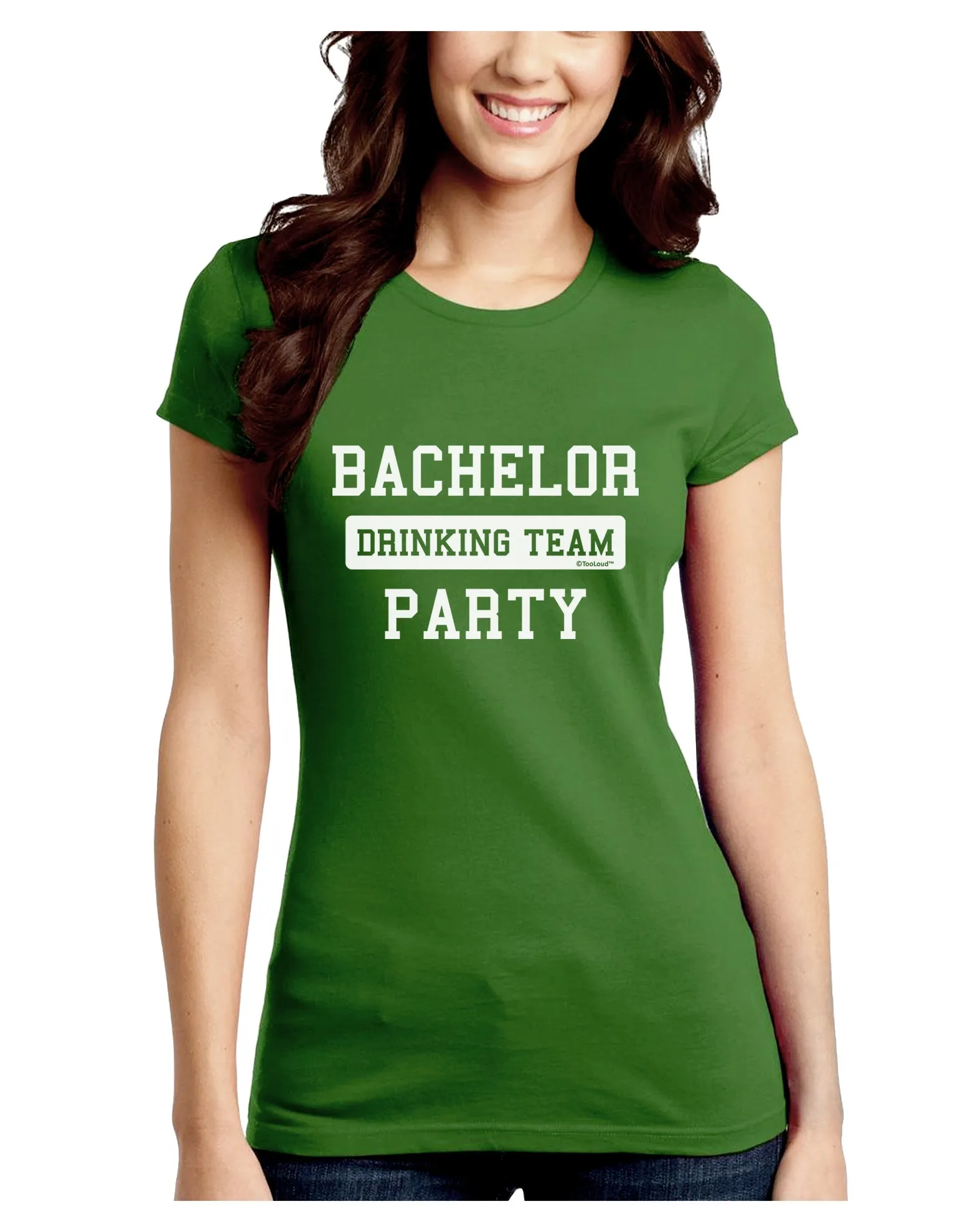 Bachelor Party Drinking Team Juniors Crew Dark T-Shirt