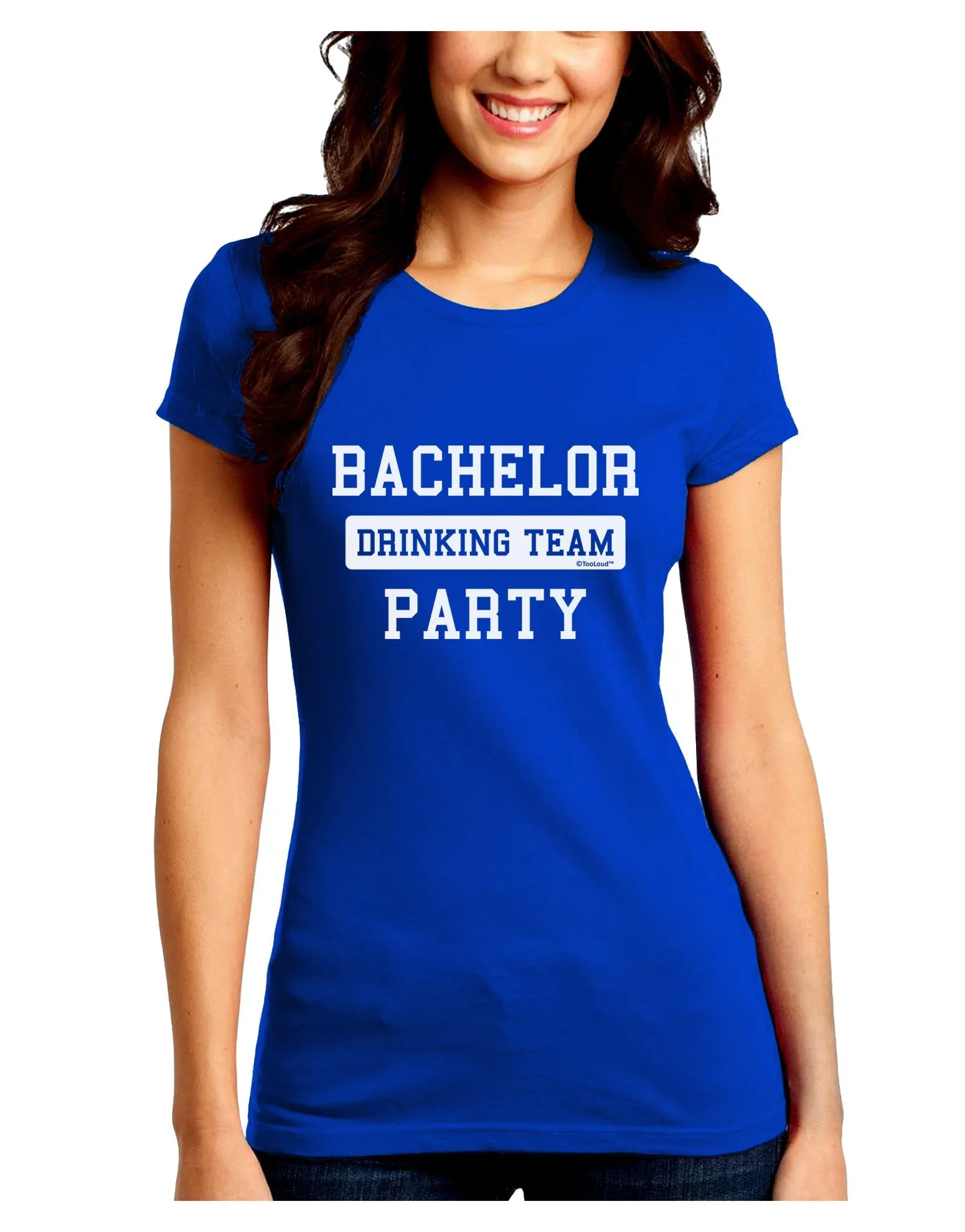Bachelor Party Drinking Team Juniors Crew Dark T-Shirt