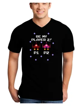 Be My Player 2 Adult Dark V-Neck T-Shirt