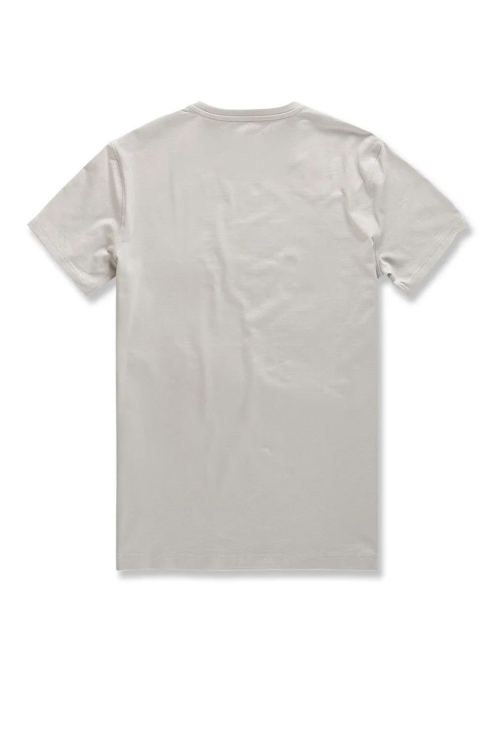 Big Men's Premium Crewneck T-Shirt (Cement)