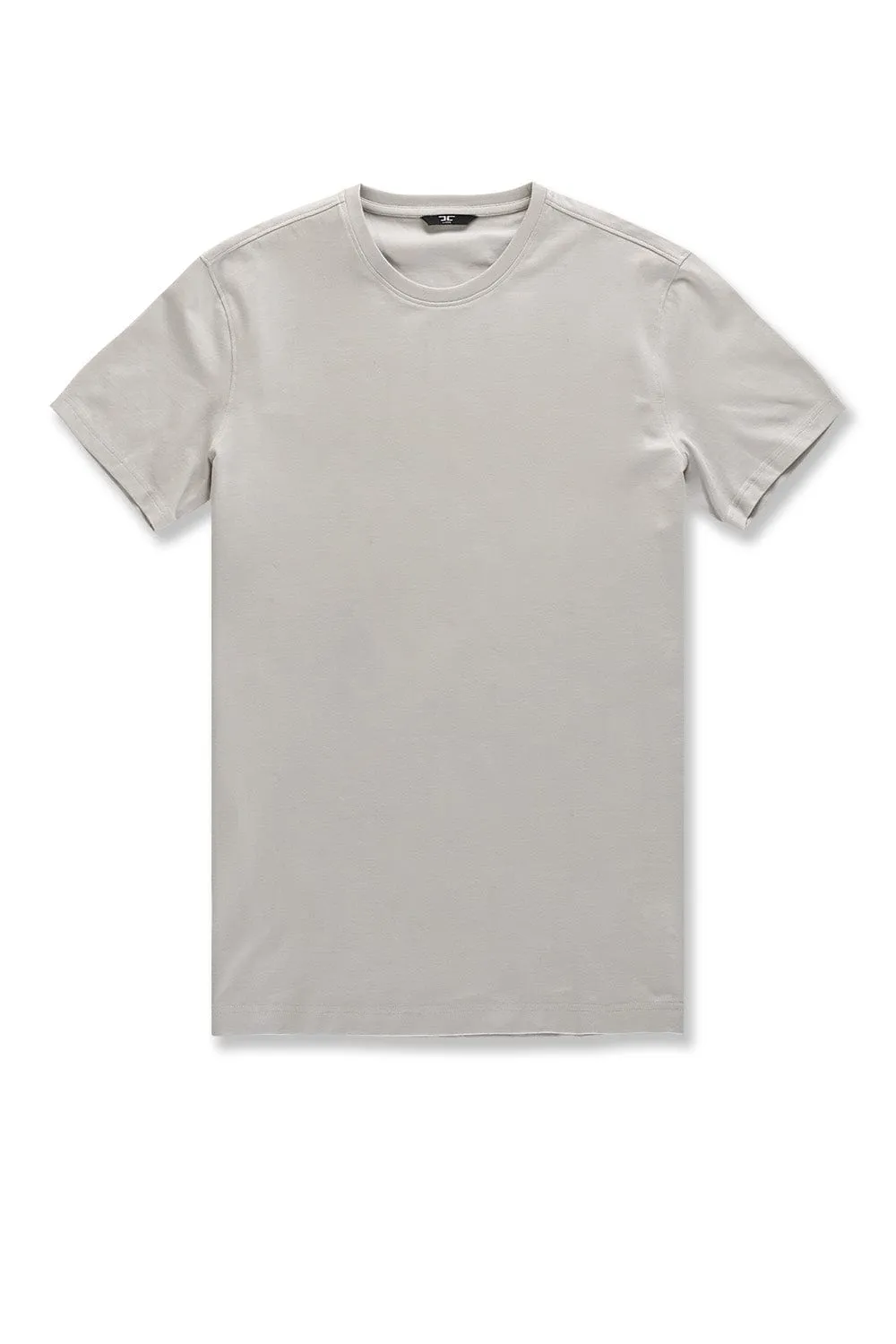 Big Men's Premium Crewneck T-Shirt (Cement)