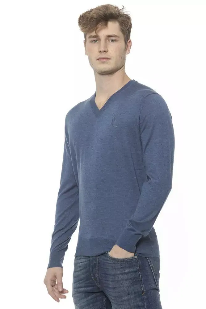 Billionaire Italian Couture Elegant Cashmere V-Neck Herre Sweater