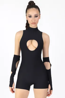 Black Cut Out Romper