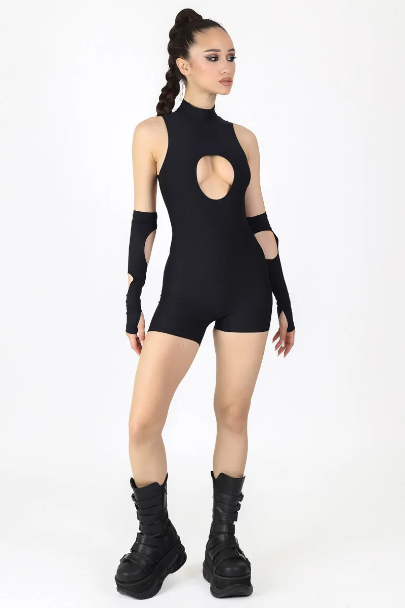 Black Cut Out Romper