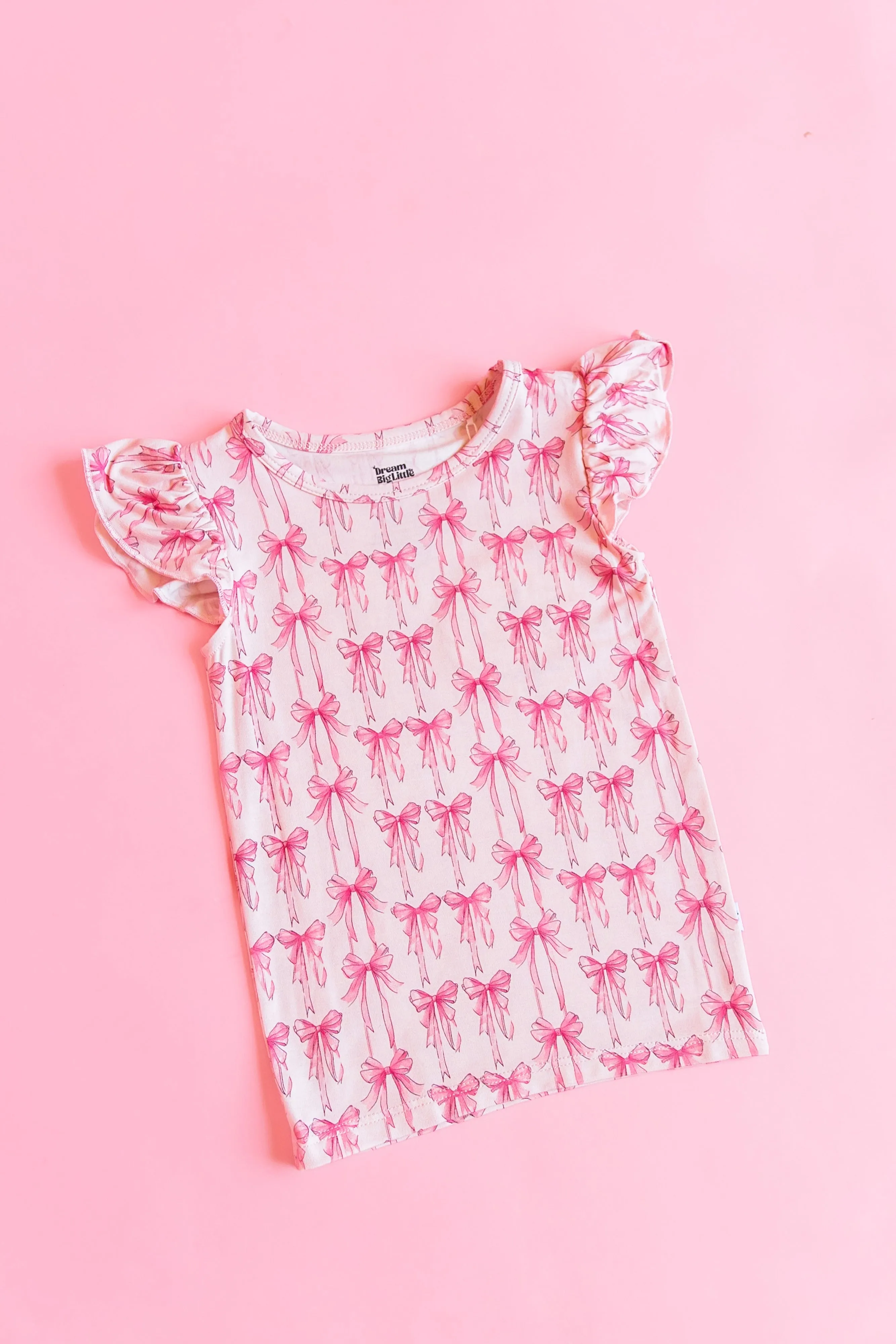 BOW CUTE DREAM CAP SLEEVE TOP