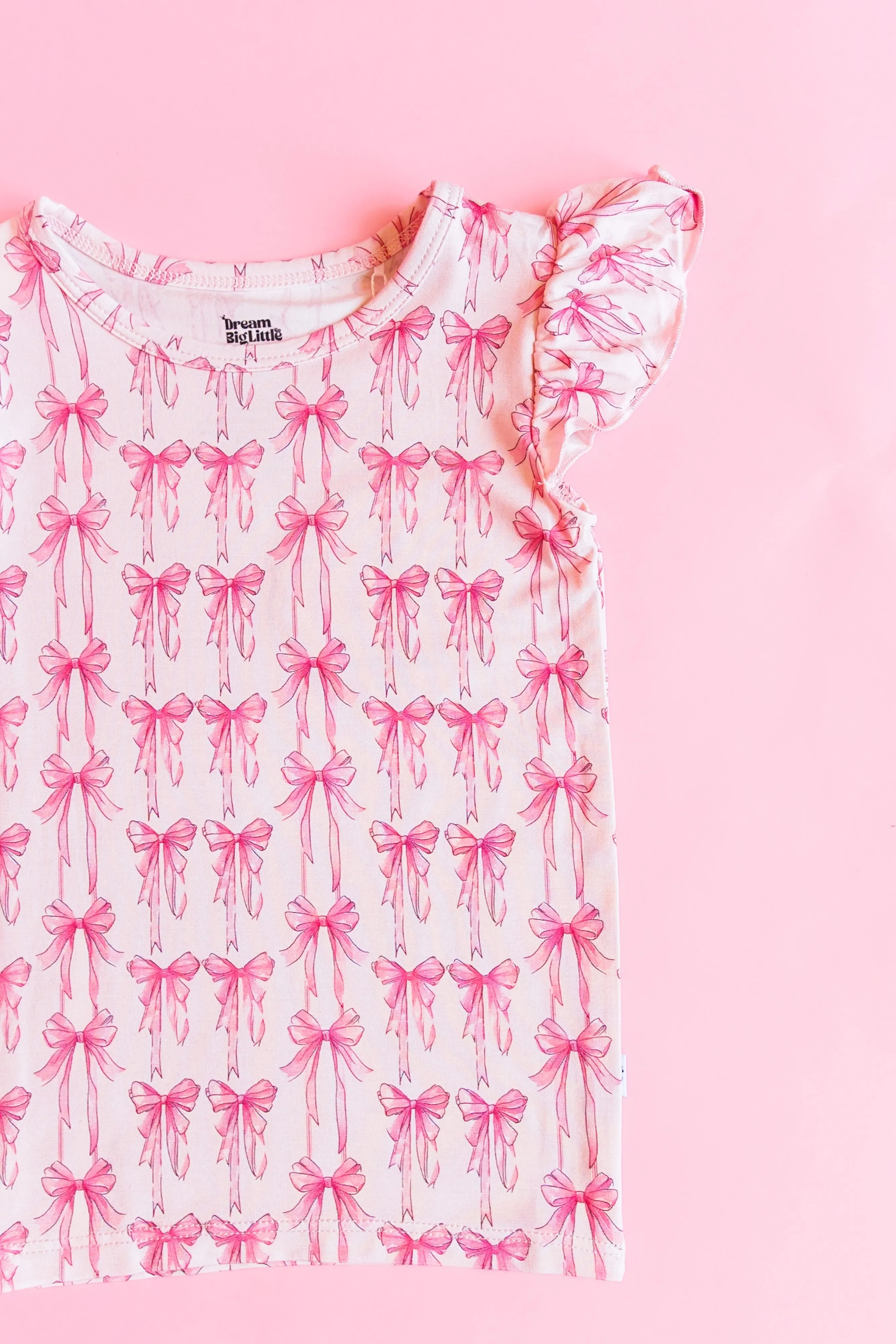 BOW CUTE DREAM CAP SLEEVE TOP