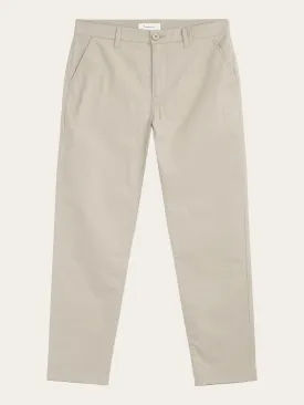CHUCK regular chino poplin pant - Light feather gray
