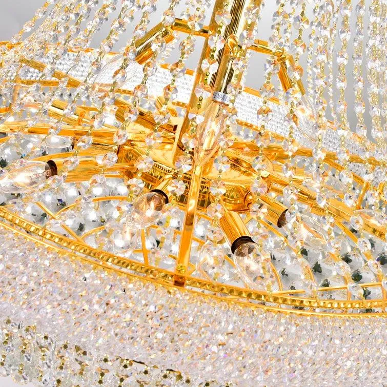 Classic Crystal Chandelier for high ceilings