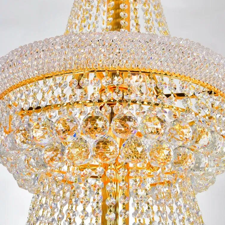 Classic Crystal Chandelier for high ceilings