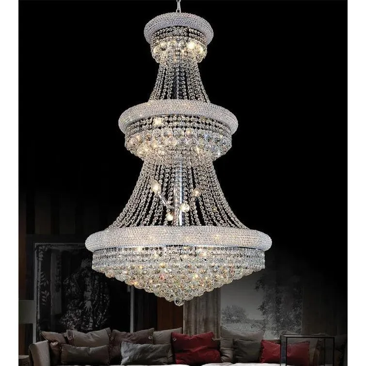 Classic Crystal Chandelier for high ceilings