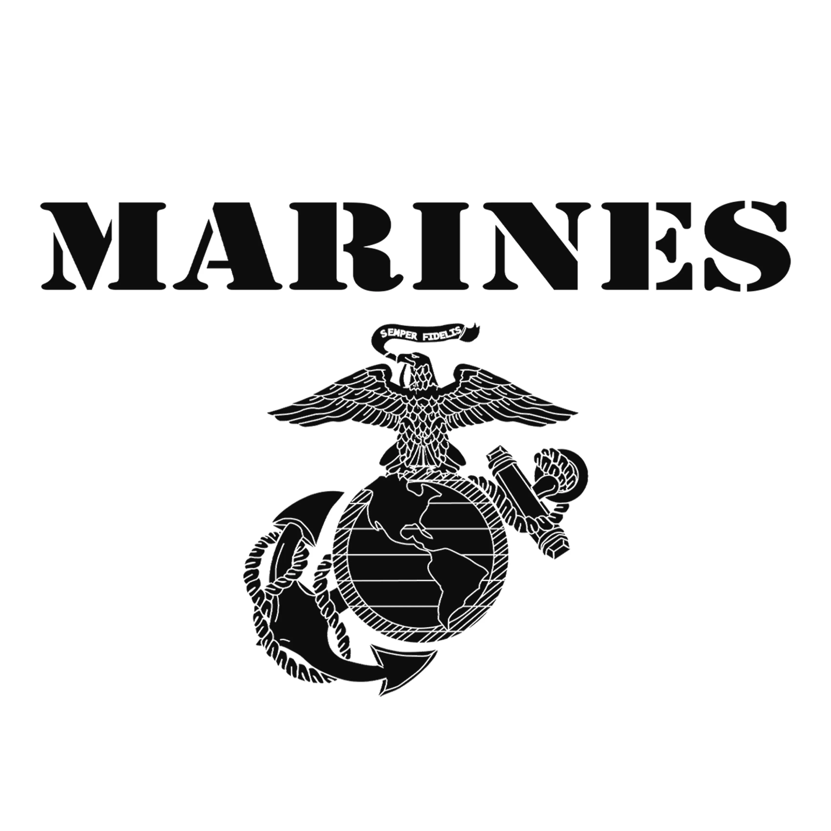 CLOSEOUT Vintage Marines Gold 100% Cotton Tee