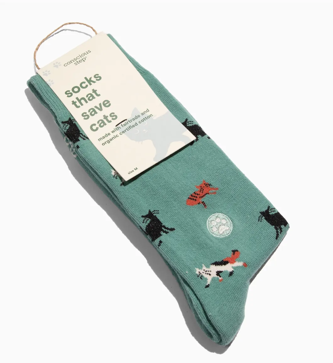 Conscious Step - Socks That Save Cats