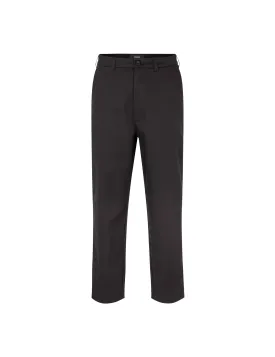 Crisp Twill Silas Pants, Black