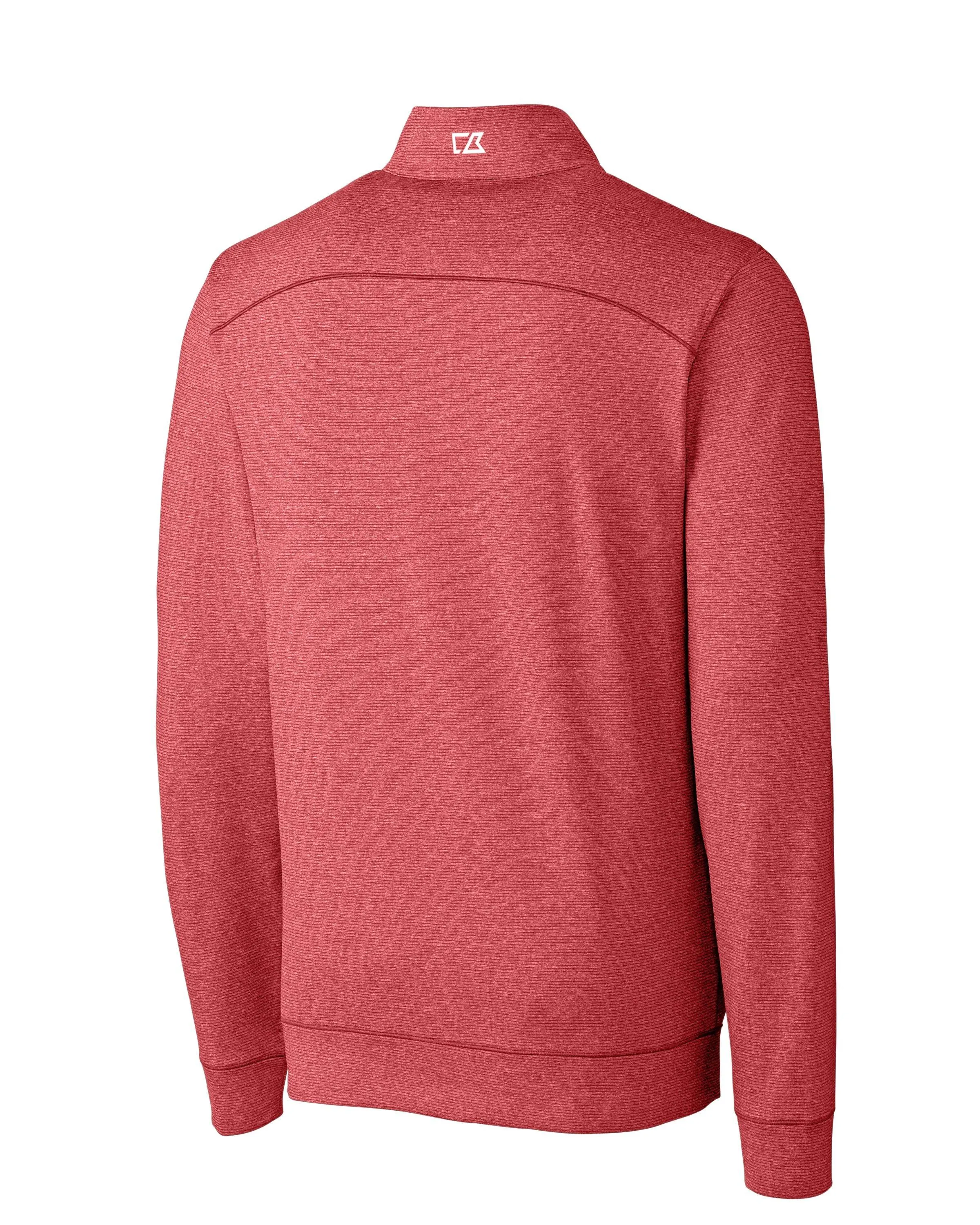 Cutter & Buck Shoreline 1/4 Zip Cardinal Red Heather