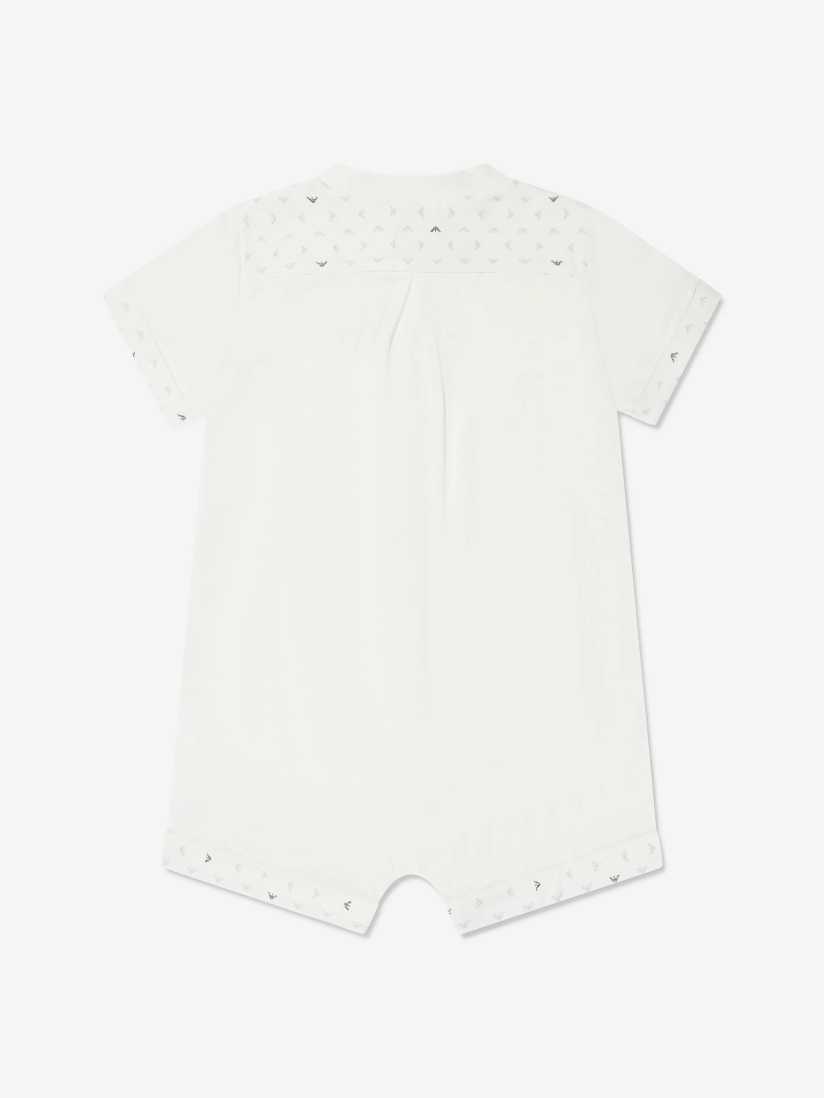 Emporio Armani Baby Romper and Blanket Gift Set In White