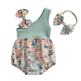 Evie Floral Baby Romper
