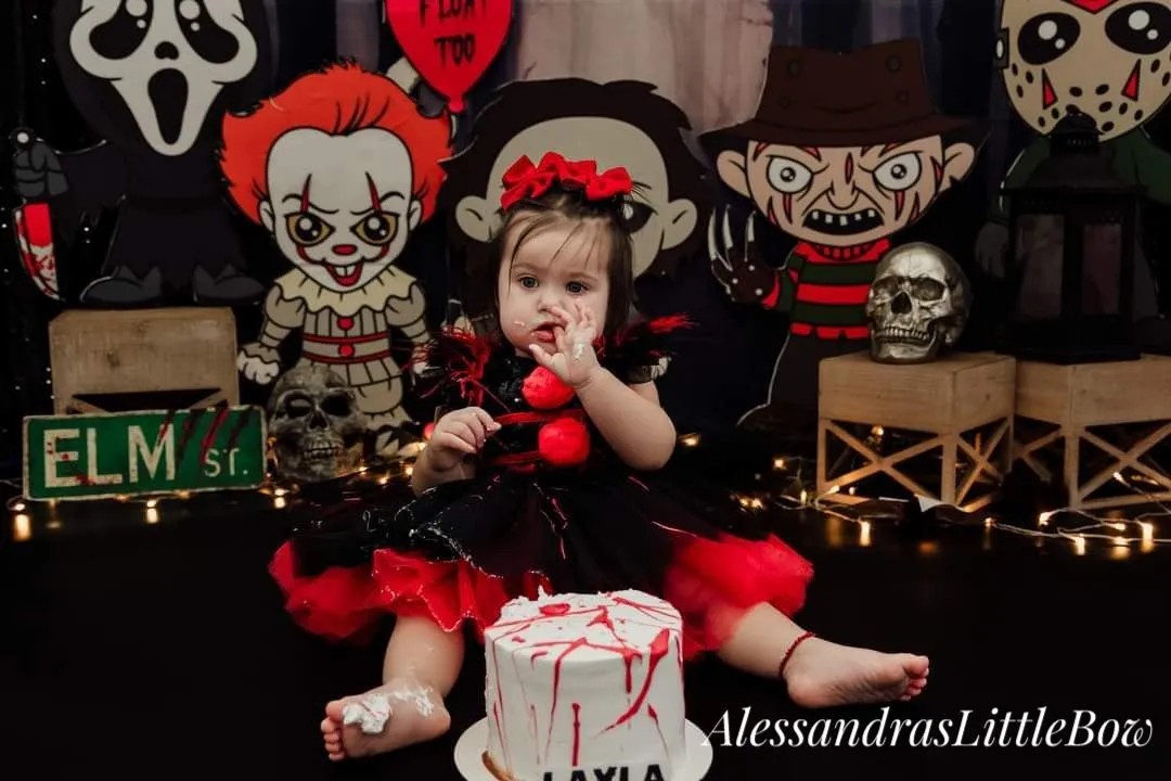 Evil Clown Whimsical Romper