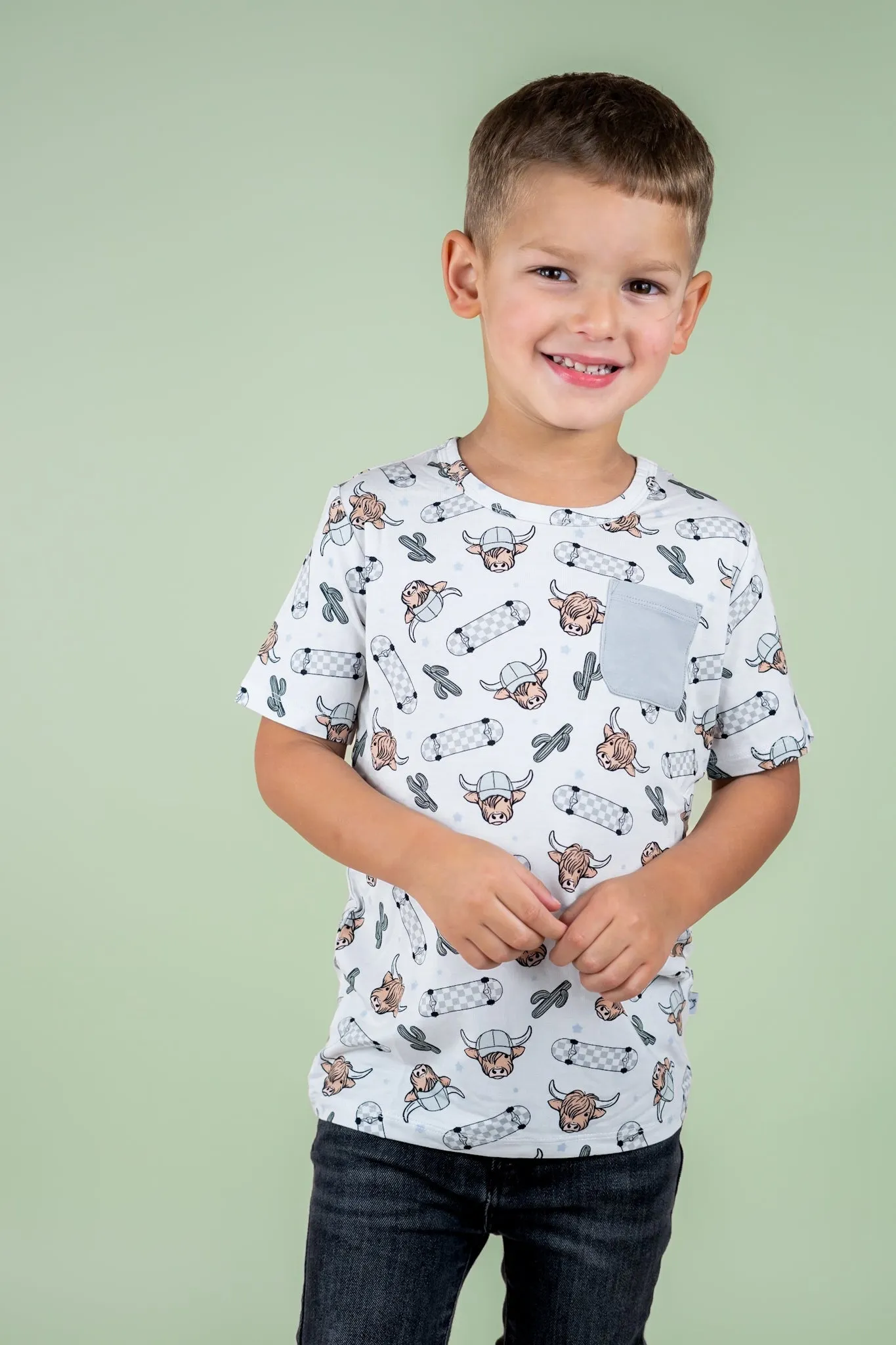 Exclusive Moo-ving Fast Dream Pocket Tee