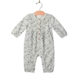 Fall Deer Henley Long Leg Romper