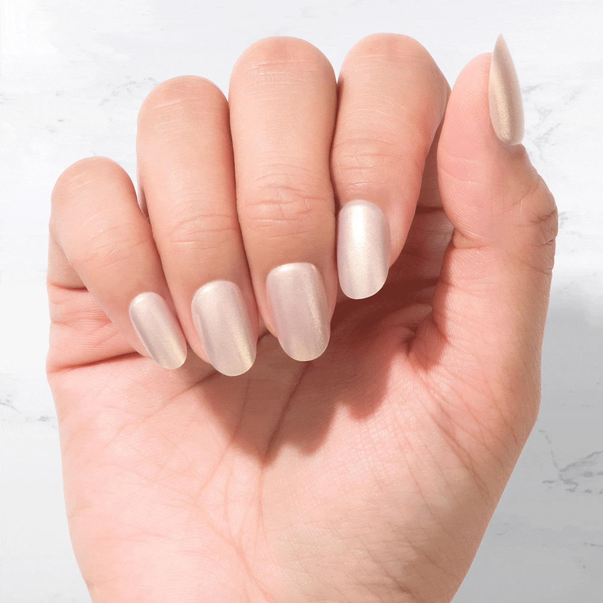 Fawn - Oval Sustainable Nails