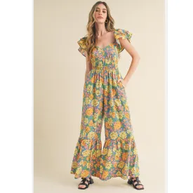 Field of Flowers Whimsical Romper