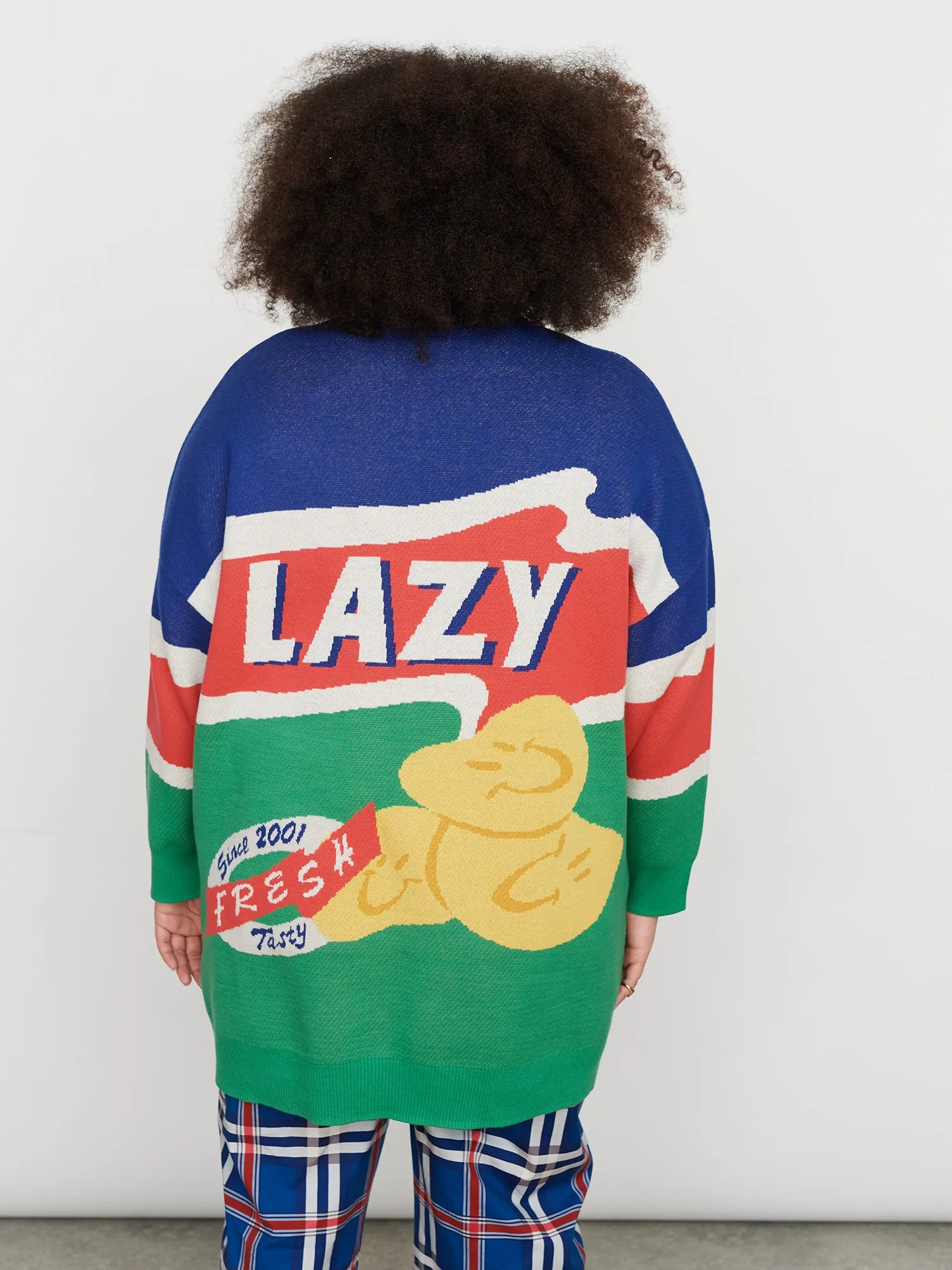 Fresh And Tasty Knitted Longline Jumper