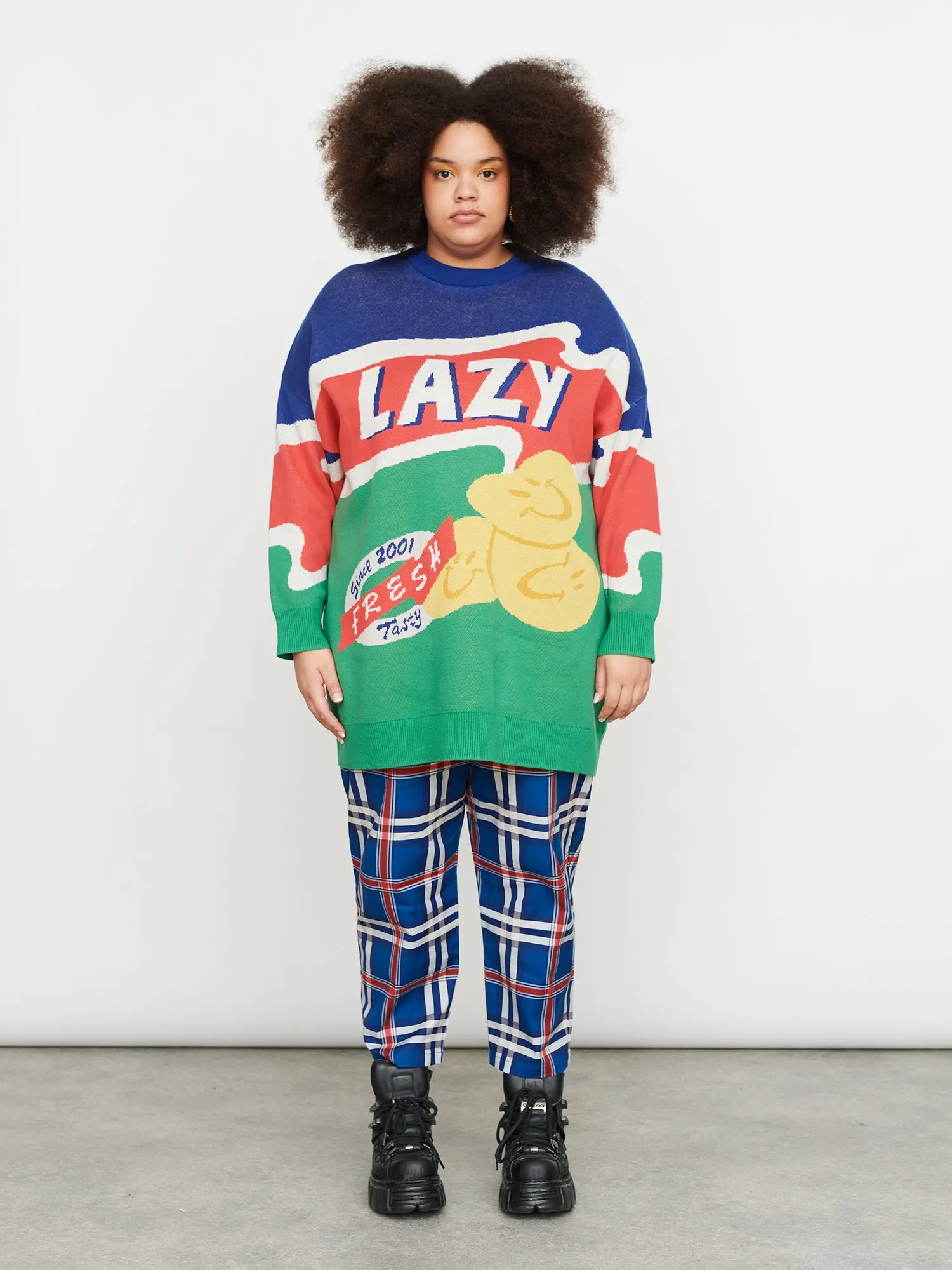 Fresh And Tasty Knitted Longline Jumper