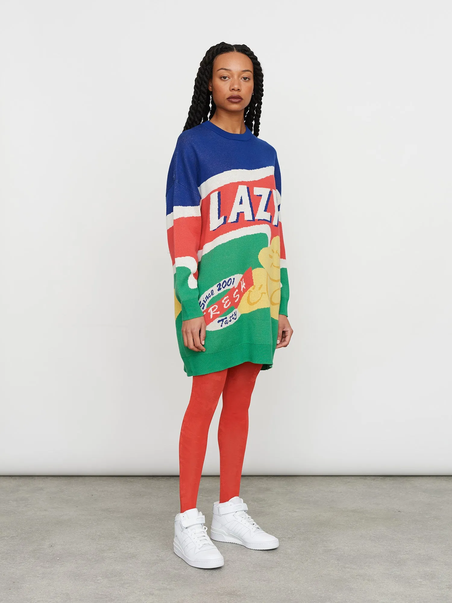 Fresh And Tasty Knitted Longline Jumper