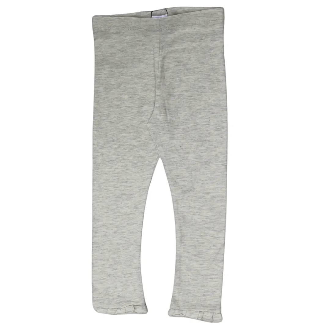 Girls gray frill tights