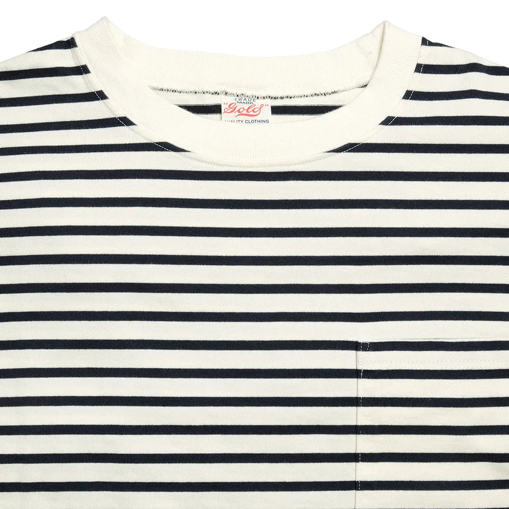 GOLD - HEAVY COTTON BORDER BOX TEE