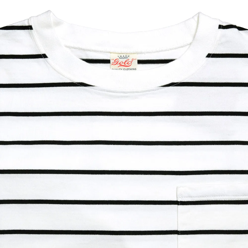 GOLD - HEAVY COTTON BORDER BOX TEE
