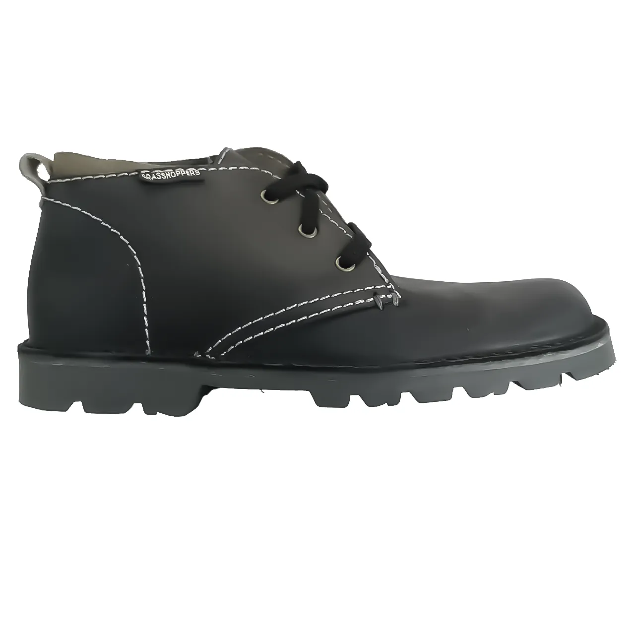 Grasshoppers Leather  Black Griffin Mid Boot