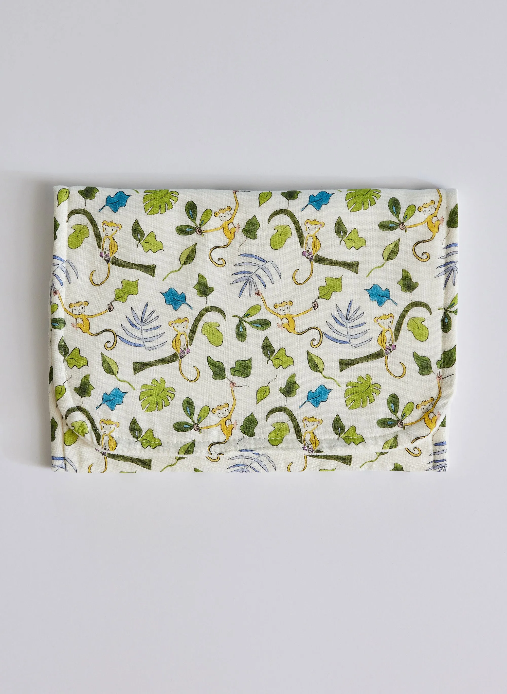 Happy Monkey Burp Cloth