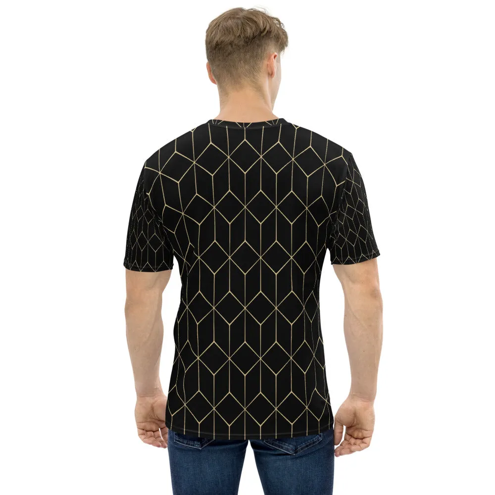 Hexagonal Gold Men's T-shirt