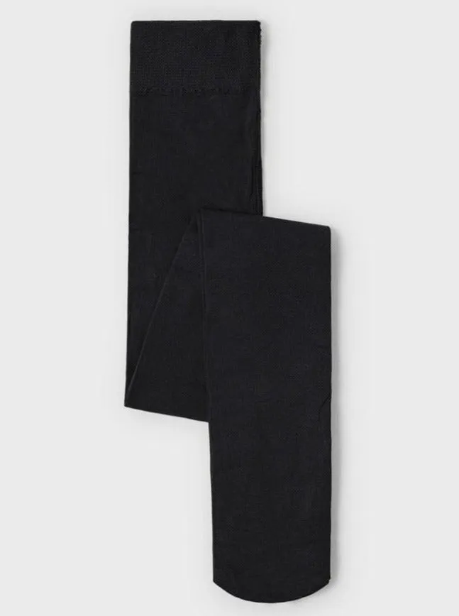 Mayoral Black Tights _10565-58