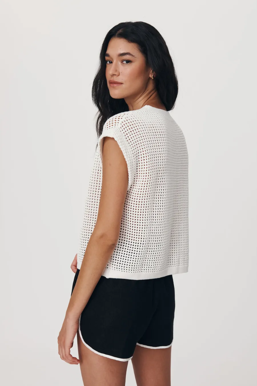 Mimi Knit Top Bone