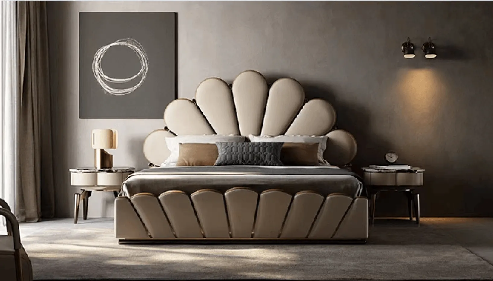 Paris Love Imitation Leather Luxury Bed frame