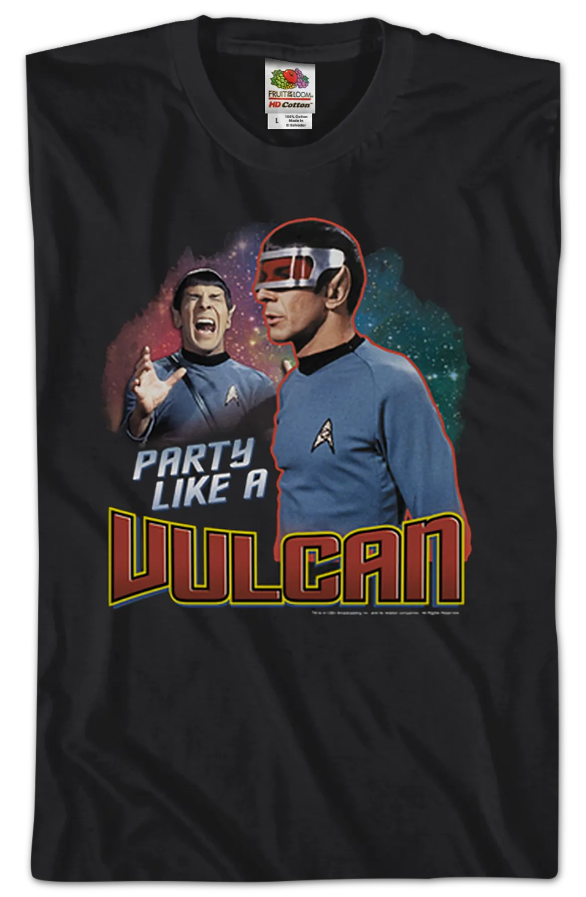 Party Like A Vulcan Star Trek T-Shirt