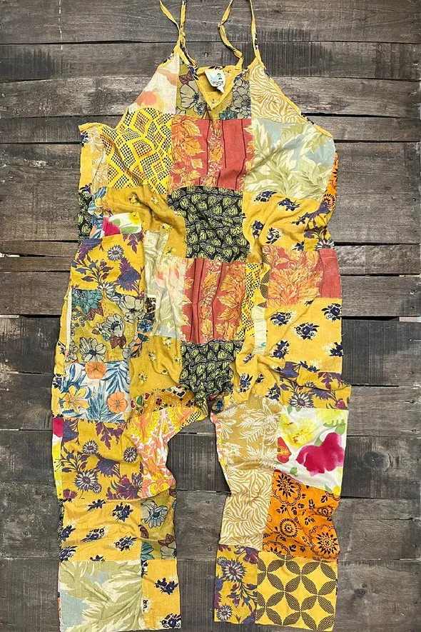 Patchwork Dreams Romper "Blue Bonnet" by Jaded Gypsy