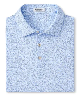 Peter Millar Short Sleeve Dazed and Transfused Print Polo Knit Shirt