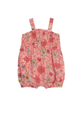 Pink Power Red Baby Romper