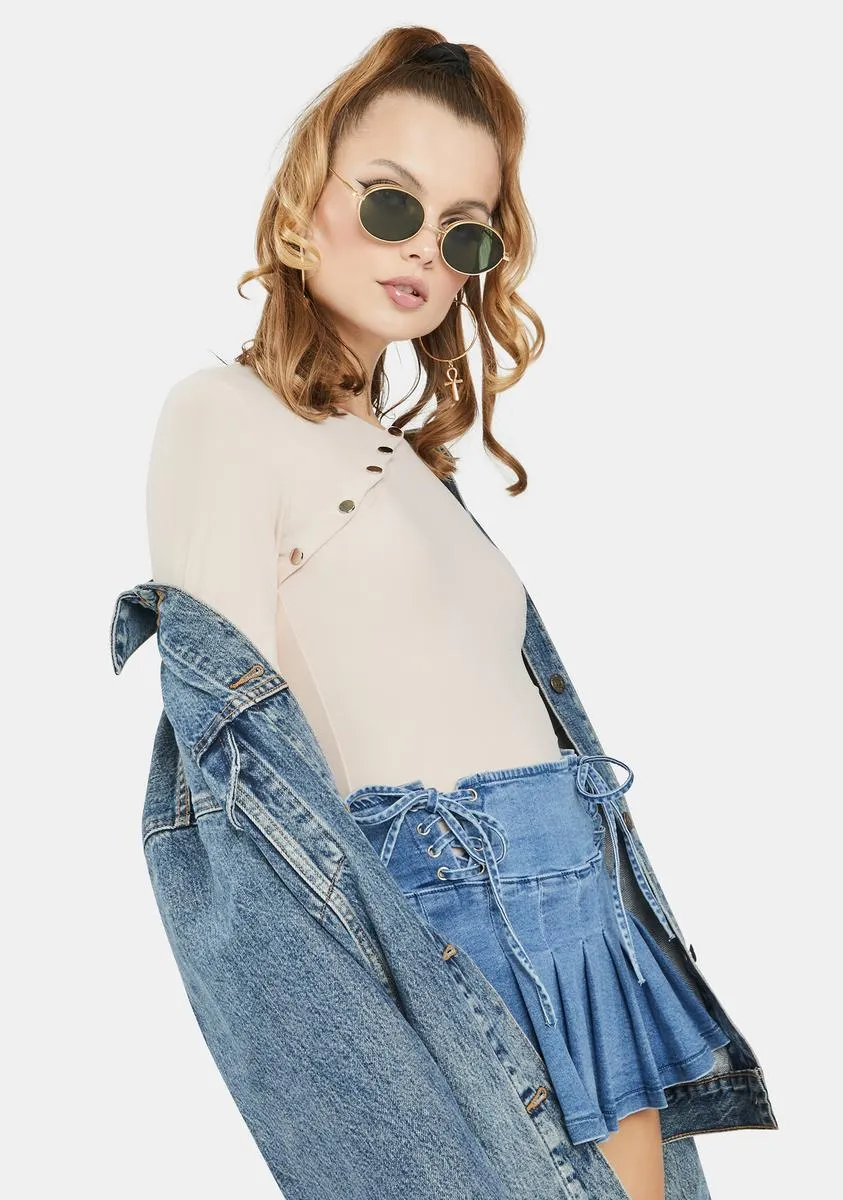 Pink Sustainable Paris Bodysuit