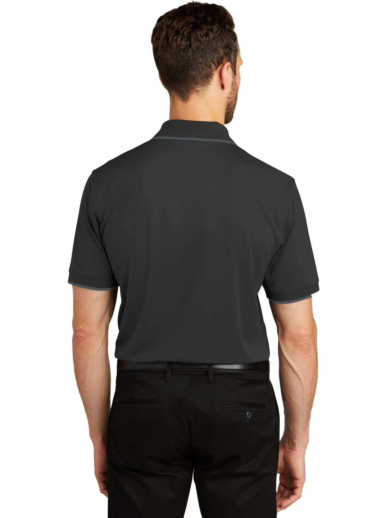 Port Authority Dry Zone UV Micro-Mesh Tipped Polo