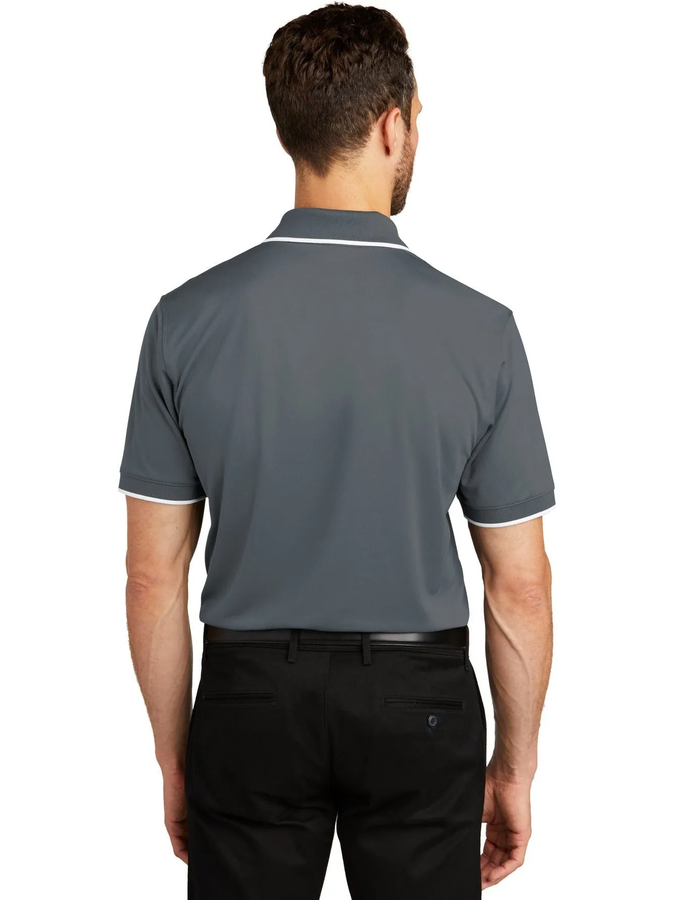 Port Authority Dry Zone UV Micro-Mesh Tipped Polo