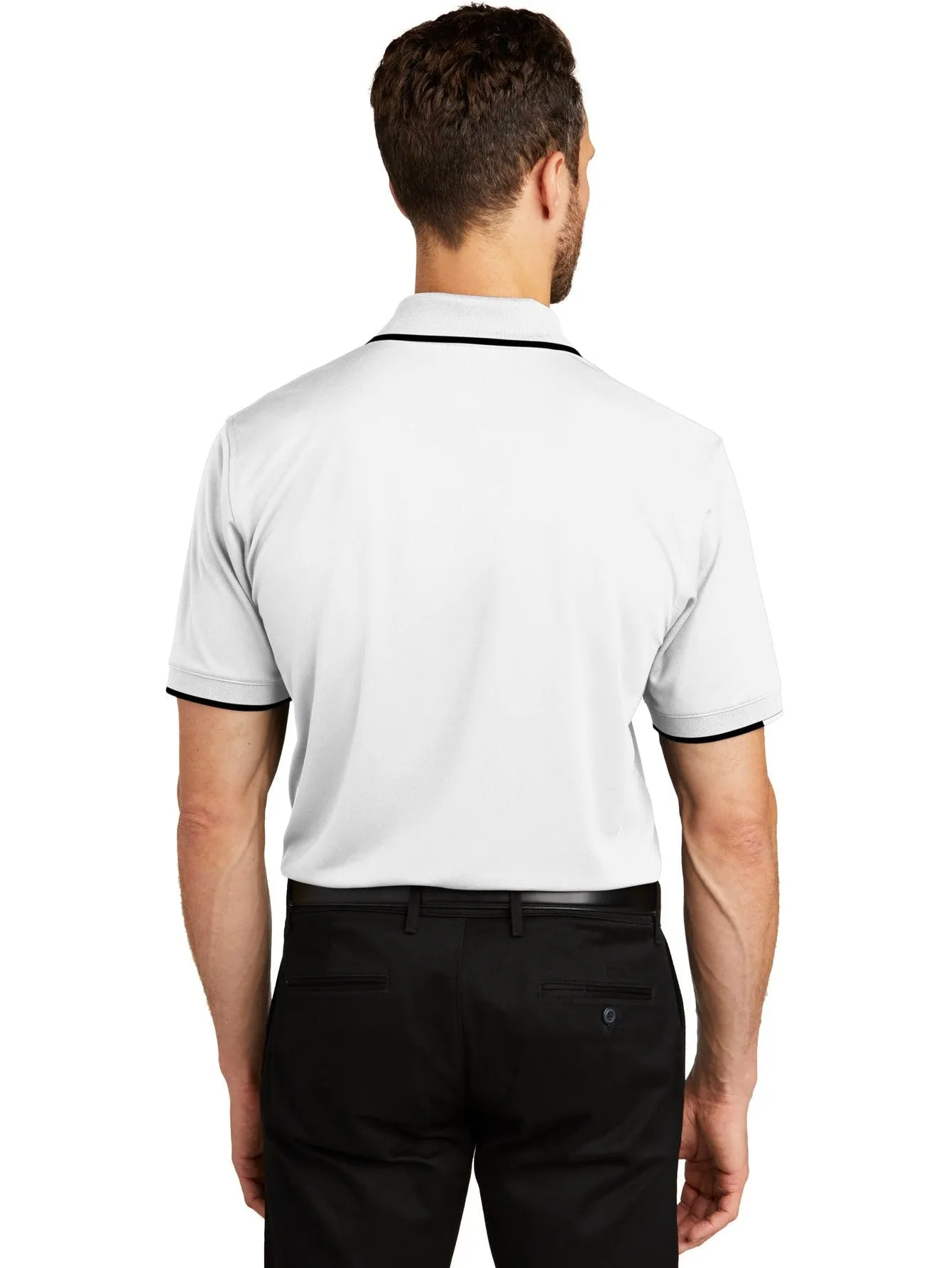 Port Authority Dry Zone UV Micro-Mesh Tipped Polo