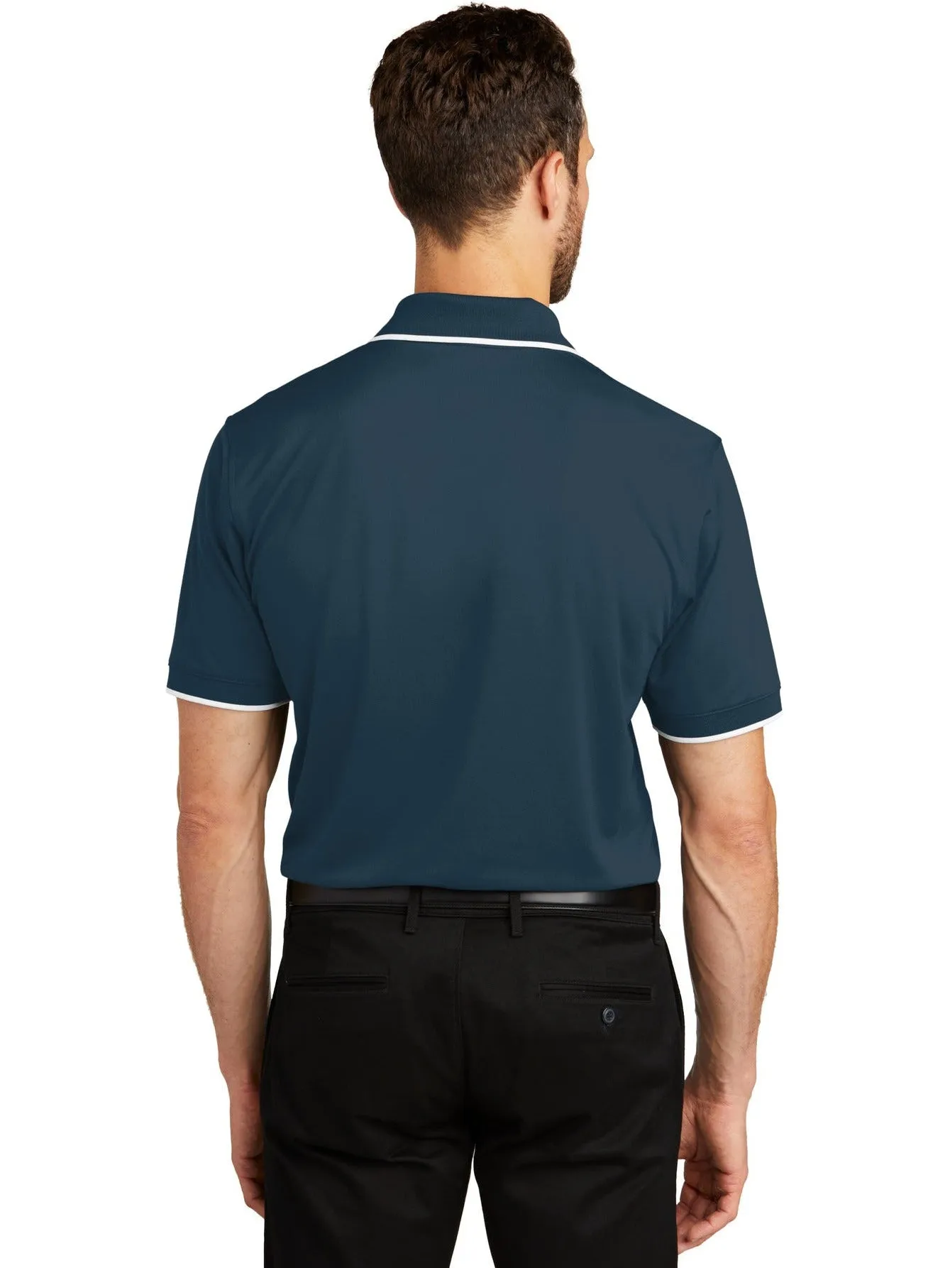 Port Authority Dry Zone UV Micro-Mesh Tipped Polo