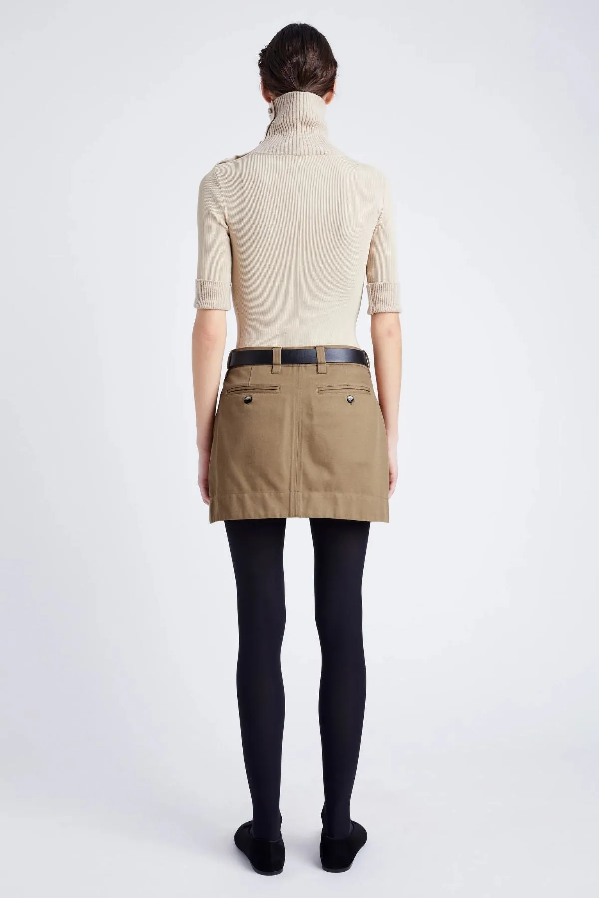 Proenza Schouler White Label Silas Skirt - Dark Birch