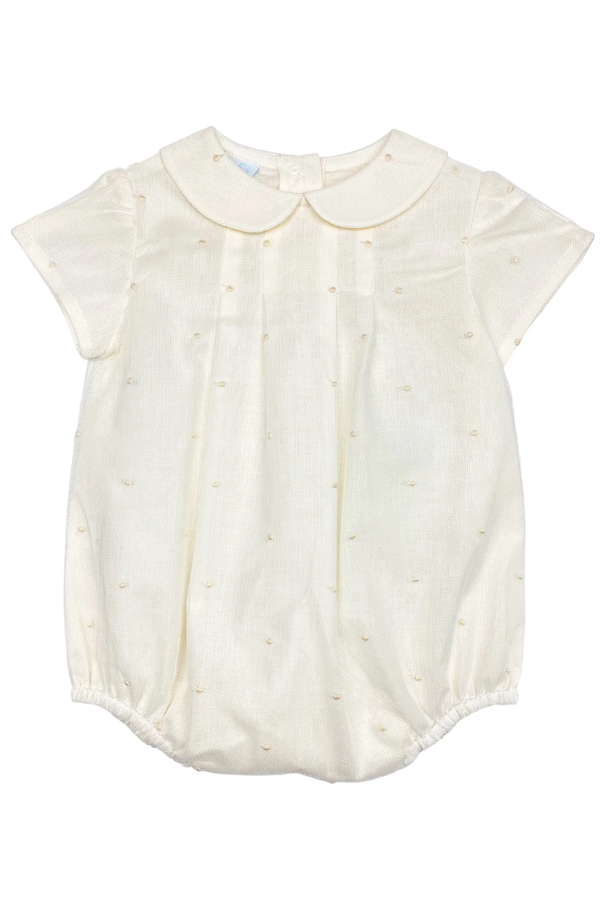 "Shay" Ivory Polka Dot Romper
