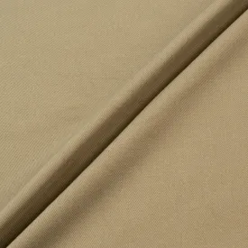 Rich Beige Cotton Moleskin Twill